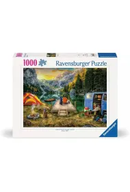 Puzzle 1000 el. Na kempingu Ravensburger