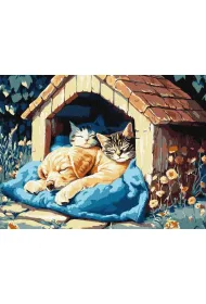 Ideyka Malowanie po numerach - Cisza czasu 30x40cm