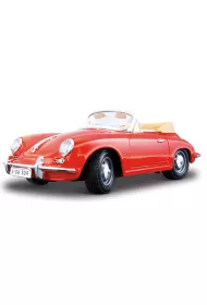 Porsche 356B Cabriolet Black 1:24 BBURAGO