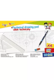 Gimboo Blok techniczny A3 bia�y 150 g 10 kartek