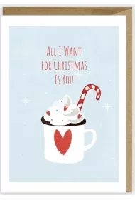 Cardie Kartka Bo�e Narodzenie All I want... + eko koperta