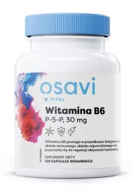 Osavi Witamina B6 P-5-P 30 mg Suplement diety 120 kaps.