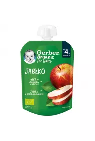 Gerber Organic Deser w tubce jabko po. 4 miesicu 80 g Bio