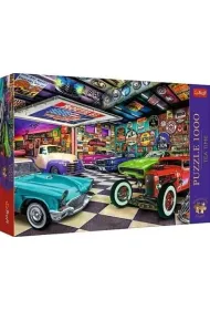 Puzzle 1000 el. Gara� kolekcjonera samochod�w Trefl