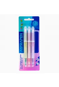 Zakre�lacz i cienkopis 2w1 Astrapen pastelowe 3 kolory