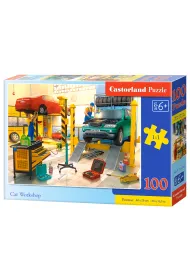 Puzzle 100 el. Car Workshop Castorland
