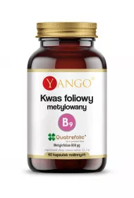 Yango Kwas foliowy metylowany suplement diety 60 kaps.