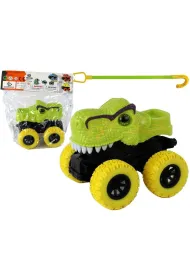Teren�wka pchacz Tyranozaur zielony LeanToys