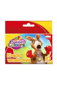 Sweet colours Kredki woskowe 10 szt.