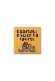 Molom Magnes na lod�wk� Godne �ycie kot