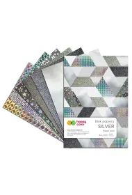 Happy Color Blok SILVER A4 150-230g 10 kartek