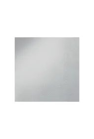 MFP Serwetki jednokolorowe srebrne 33x33 SDL552407