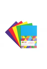 Happy Color Tektura falista INTENSIVE, 5 kolor�w, A4, 5 arkuszy 5 kartek