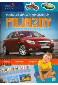 Minialbum z naklejkami. Pojazdy cz.3