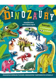 Wypuk�e naklejki z ruchomymi oczkami. Dinozaury