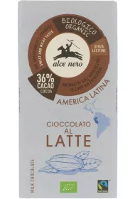 Alce Nero Czekolada mleczna fair trade 100 g Bio