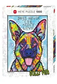 Puzzle 1000 el. Pies, Jolly Pets Heye
