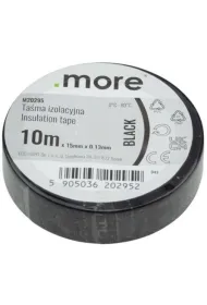 Ta�ma izolacyjna 15mm x 0,13mm CZARNA 10m 1szt.