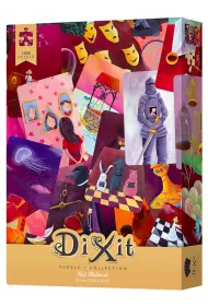Puzzle 1000 el. Dixit: Red MishMash z unikatow kart do gry Rebel