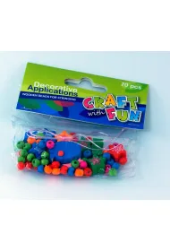Craft with Fun Ozdoba dekoracyjna drewniana koraliki trusk