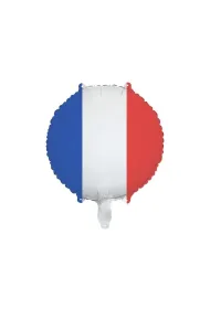 PartyDeco Balon foliowy Flaga Francji 35cm