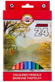 Koh-I-Noor Kredki Omega Jumbo 24 kolory