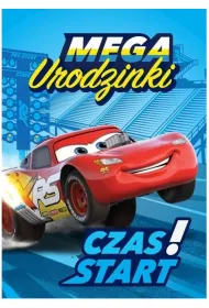 Kukartka Karnet B6 3DS-001 Urodziny Auta