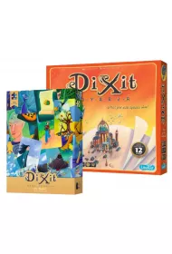 Pakiet: Dixit Odyseja, Puzzle 1000 el. Dixit: Blue MishMash z unikatow kart do gry Rebel