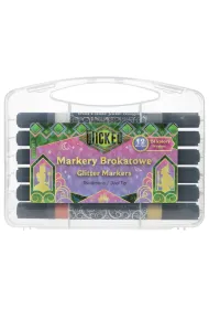 Marker brokat 2stronny 24kol Wicked etui BENIAMIN 115090 BEN
