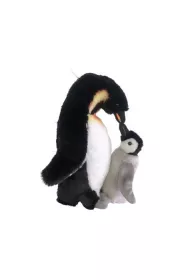 Pingwin z m�odym 28cm Dubi
