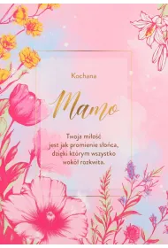 Karnet okazjonalny B6 z kopert� Dzie� Mamy PAN DRAGON KB6-2036