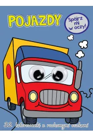 Kolorowanka z oczkami. Pojazdy