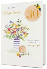 Pan Dragon Karnet B6 Urodziny (wymienne cyfry) HM200-2449