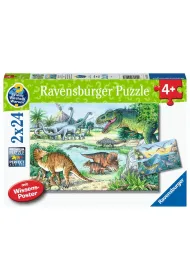 Puzzle 2x24 Dinosaurs Ravensburger