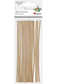 Titanum Drewniane patyczki okr�g�e dekoracje 3x150 mm