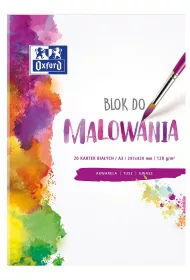 Oxford Blok do malowania A3 bia�y 20 kartek