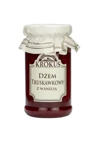 Krokus D�em truskawkowy z wanili� o obni�onej zawarto�ci cukru bezglutenowy 235 g