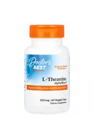 Doctors Best L-Theanine AlphaWave Suplement diety 60 kaps.