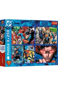 Puzzle 4x250 el. Odwaga Supermana Trefl