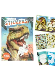 Zestaw z naklejkami number Stickers Dino World 13243A