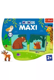 Memos Maxi. Zwierzta i ich dzieci. Wersja ukraiska Trefl