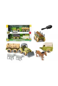 Mini farma traktor z przyczep� do skr�cania Artyk
