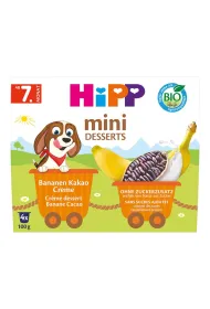 Hipp Krem z bananami i kakao od 7. miesi�ca 4 x 100 g Bio