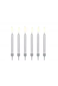 PartyDeco �wieczki urodzinowe g�adkie 6cm