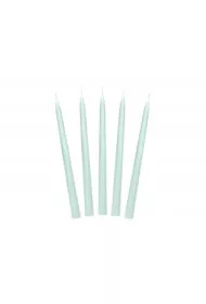 PartyDeco �wieca sto�kowa matowa sza�wiowy 24cm