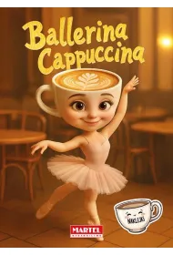 Ballerina Cappuccina. Kolorowanka z naklejkami