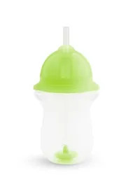 Kubek Munchkin niekapek ze s�omk� 296ml zielony