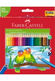 Faber-Castell Kredki Eco Colour + temper�wka 24 szt.