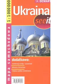Ukraina mapa samochodowa 1:1 000 000
