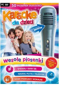 Zestaw Karaoke Dla Dzieci Wesoe Piosenki PC-DVD Mikrofon AVALON 772143